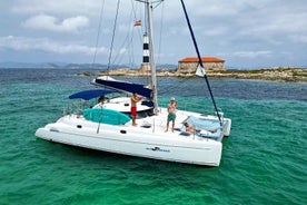 Privé catamarantocht Ontdek Ibiza en Formentera