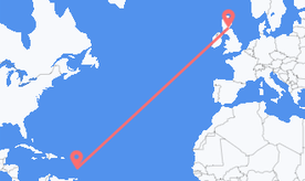 Flights from St. Lucia to Scotland