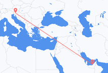 Flights from Abu Dhabi to Ljubljana