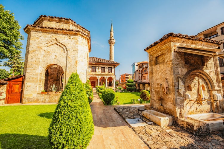 Tetovo, North Macedonia - Tetovo Painted Mosque aka Sarena Dzamija, Alaca Cami, Xhamia e Pashës.