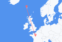 เที่ยวบิน จาก Sørvágur, หมู่เกาะแฟโร ไปยัง ตูร์, ฝรั่งเศส