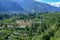 Botanic garden of Trauttmansdorff Castle at Meran on South Tyrol, Italy