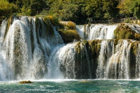 Visite privée d'une journée complète au parc national de Krka au départ de Dubrovnik