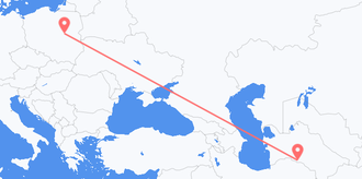 Flüge von Turkmenistan nach Polen