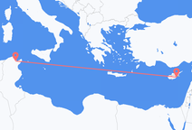 Flights from Tunis to Larnaca