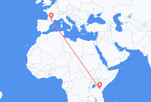 Mount Kilimanjaro to Toulouse