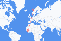 Flyrejser fra Monrovia til Ørland