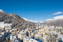 Hoteller og overnatningssteder i St. Moritz, Schweiz