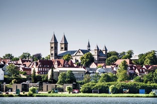 Photo of aerial view of Fredericia, Denmark.