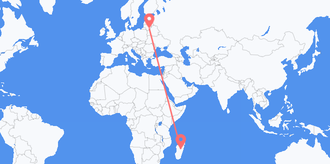 Madagascar to Lithuania