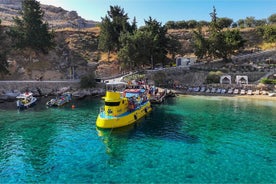 Tour submarino guiado de 3 horas en la bahía de Saint Paul, Lindos y la bahía de Navarone