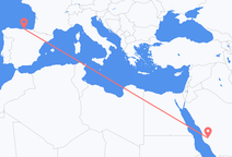 Flyrejser fra Ta if, Saudi-Arabien til Santander, Spanien