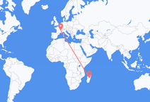 Flug frá Antananarivo til Lyon