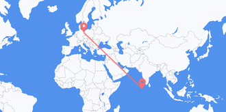 Flights from the Maldives to Germany