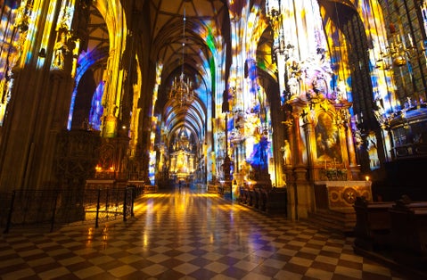 Photo of Interior of St. Stephen's Cathedral ,Vienna, Austria.
