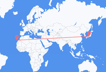 Flights from Nagoya to Las Palmas