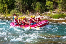 Experiência combinada de rafting no rio e safári de jipe