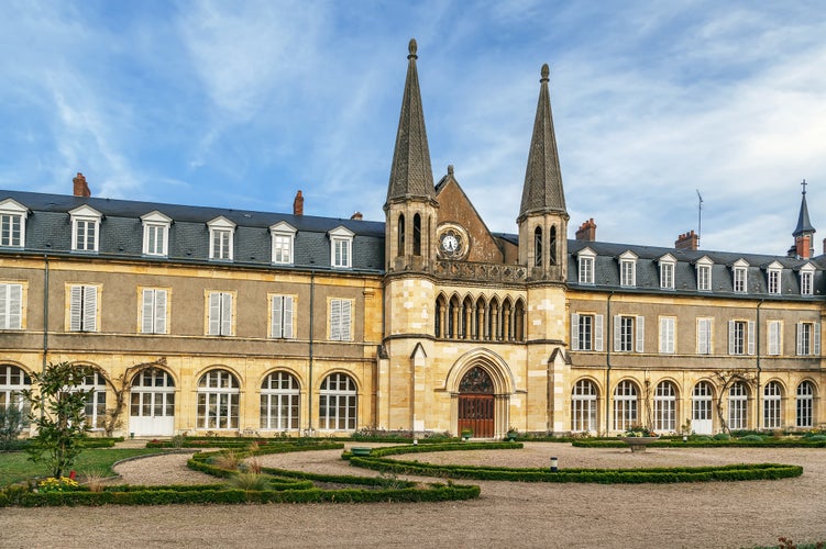 Photo of formerly the Saint-Gildard abbey is a pilgrimage site around Saint Bernadette in Nevers, France.