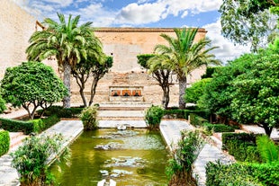 Photo of the castle (castillo de los Fajardo) and town, Velez Blanco, Almeria Province, Andalucia, Spain.