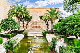 Granada, Andalusia,Spain Europe - Panoramic view of Alhambra.