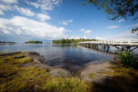 Photo of the town of Lappeenranta from the fortress Linnoitus.