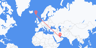 Qatar to Faroe Islands
