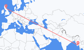 Voli dal Myanmar (Birmania) per la Scozia