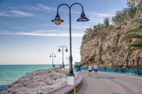 Photo of beautiful aerial view of Torremolinos coast. Malaga, Spain.