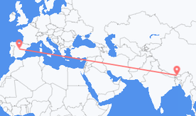 Flights from Bhutan to Spain