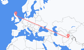 Flights from Afghanistan to Scotland