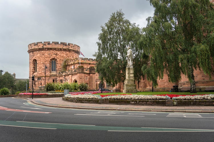 photo of Carlisle Citadel, old courthouse, Carlisle, Cumbria, UK.