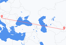 Flights from Dushanbe to Zagreb