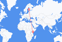 Flyrejser fra Dar es-Salaam til Tallinn