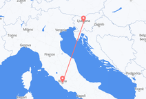 Flights from Rome to Ljubljana