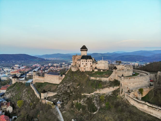 Photo of Trencin Castle is a castle above the town of Trencin in western Slovakia.