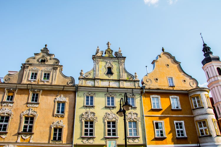 Photo of the central part of the city of Opole in Poland.