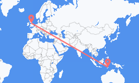 Voli da Timor Est per l'Inghilterra