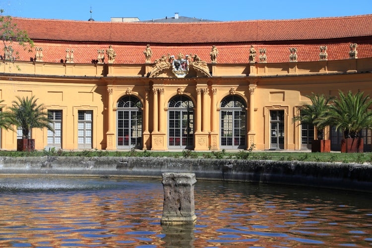 Photo of Orangerie in Schlossgarten park, Erlangen, Germany.