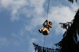 Rafting e tirolesa na Eslovênia de Bled