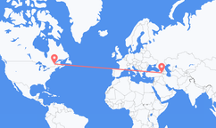 Voos da cidade de Quebec, Canadá para Iğdır, Turquia
