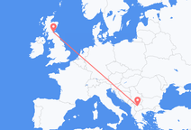 Skopje to Edinburgh
