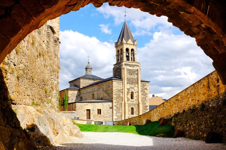 Photo of church of San Andrés, Ponferrada ,Castile and León, Spain.