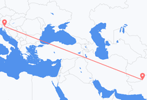 Flyg från Quetta till Ljubljana