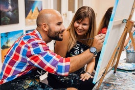 Budapest: Paint and sip experience (2,5 hrs for beginners)