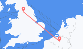 Flights from Belgium to England