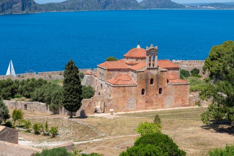 Photo of Metamorphosis Sotiros church inside Castle of Pylos (Niokastron).