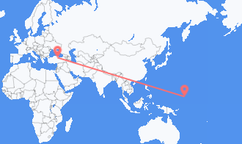 Рейсы из Понпеи, Федеративные Штаты Микронезии в Токат, Турция