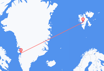 Flyrejser fra Ilulissat til Svalbard