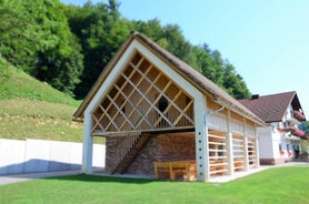 Wooden Cabin Zurej with Hot Tub