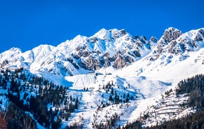 photo of an aerial view of Kitzbuehel in Austria.